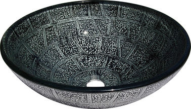 glass round vanity top bathroom sink TY-017 420*420*145*12MM