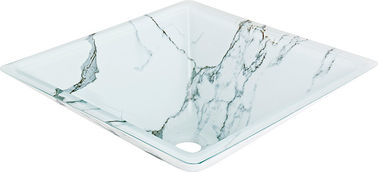 glass rectangular  bathroom sink TY-088 420*420*145*15MM
