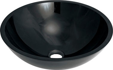 glass round vanity top bathroom sink TY-107 515*365*140*12MM