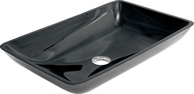 glass round vanity top bathroom sink TY-110 460*330*110*12MM